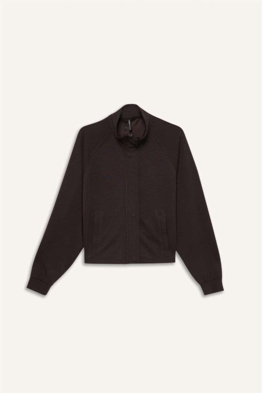 WOMAN Brown Relax Fit Cardigan