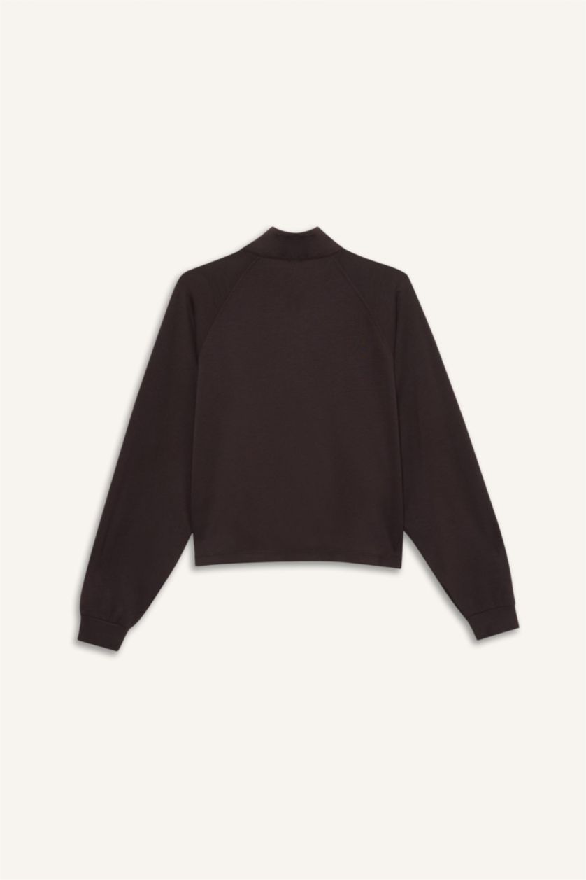 WOMAN Brown Relax Fit Cardigan