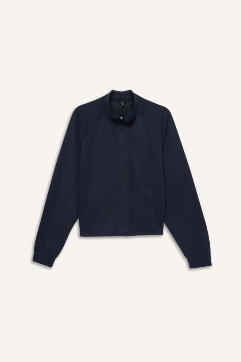 WOMAN NAVY Relax Fit Cardigan