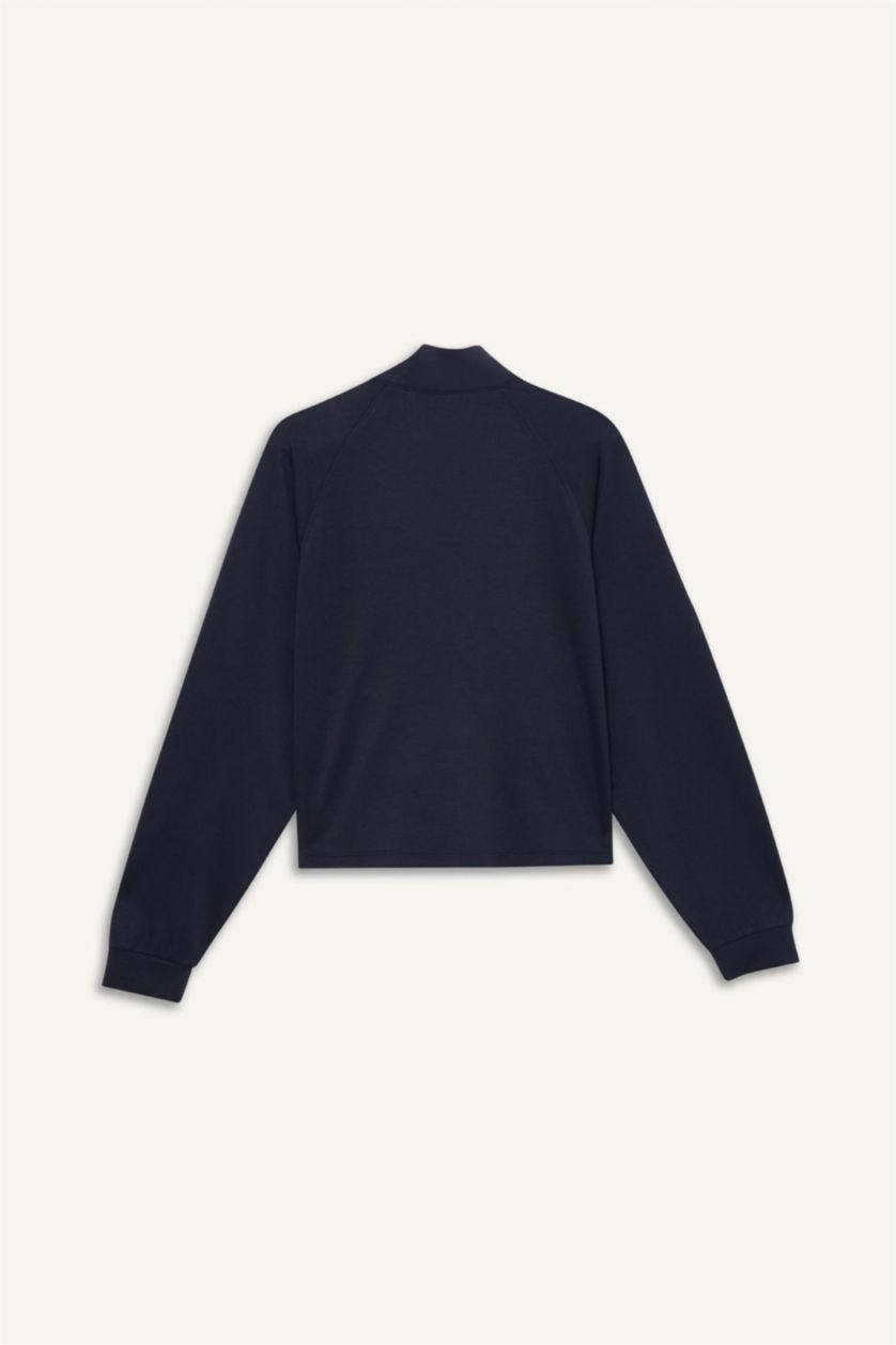 WOMAN NAVY Relax Fit Cardigan