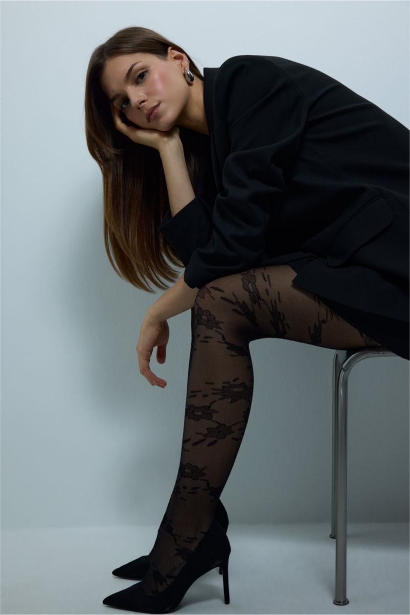 Kadın Siyah Kadın 20 Denye Külotlu Çorap