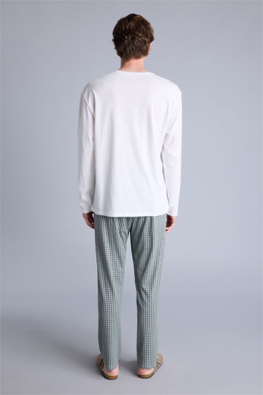 MAN Light Khaki Regular Fit Long Sleeve 2 Piece Set