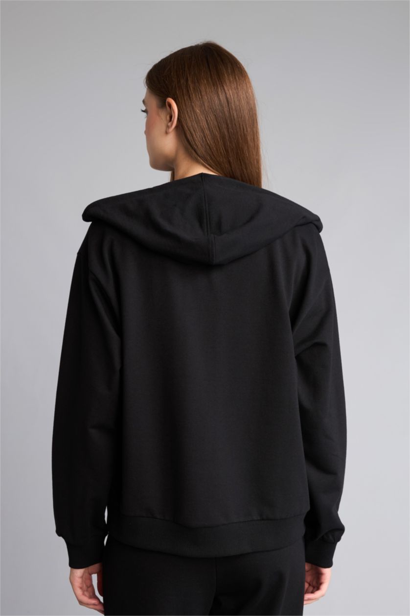 WOMAN Black Relax Fit Cardigan