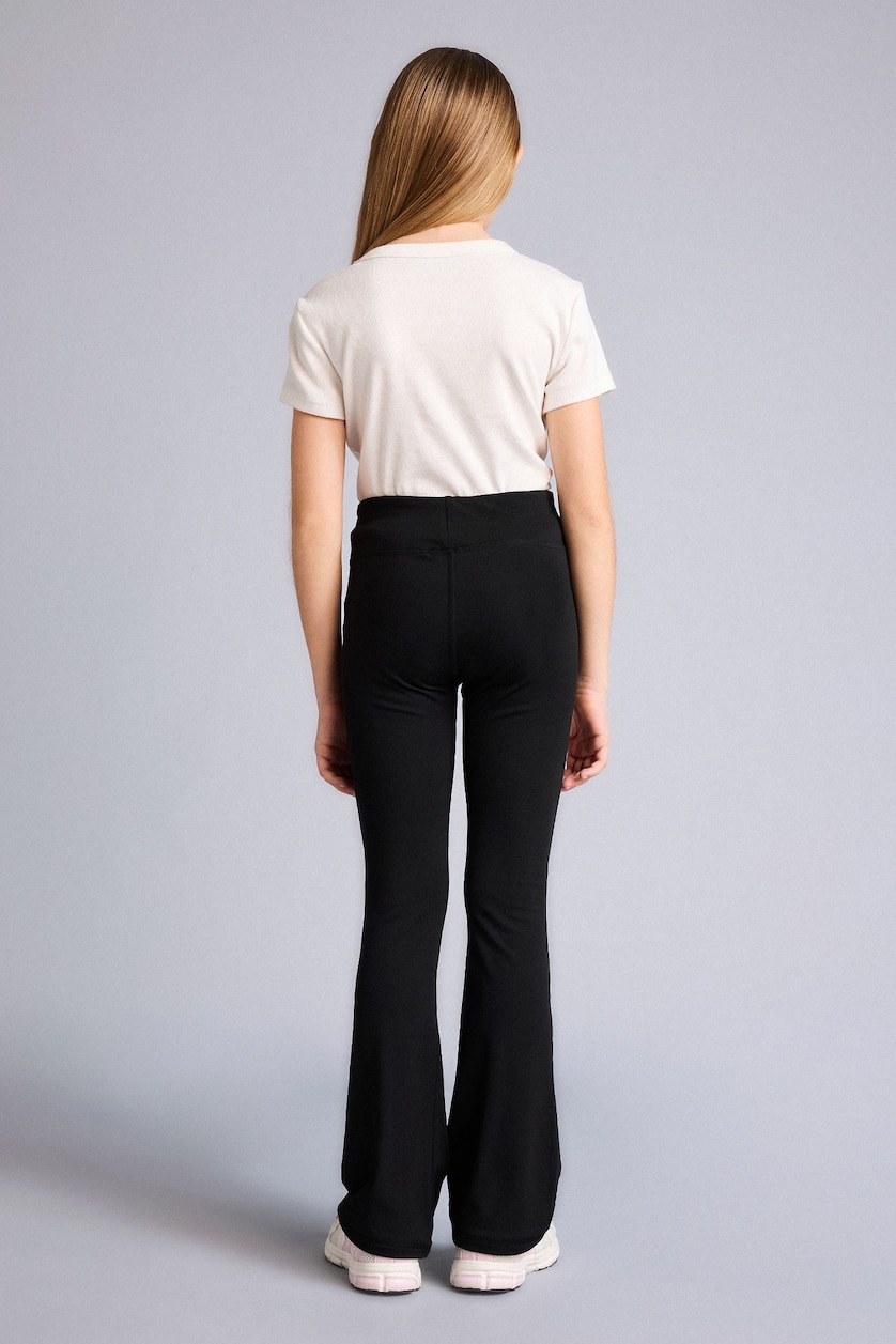 Kız Çocuk - Genç Kız Siyah Slim Fit Dar Kesim Pantolon Kız Çocuk