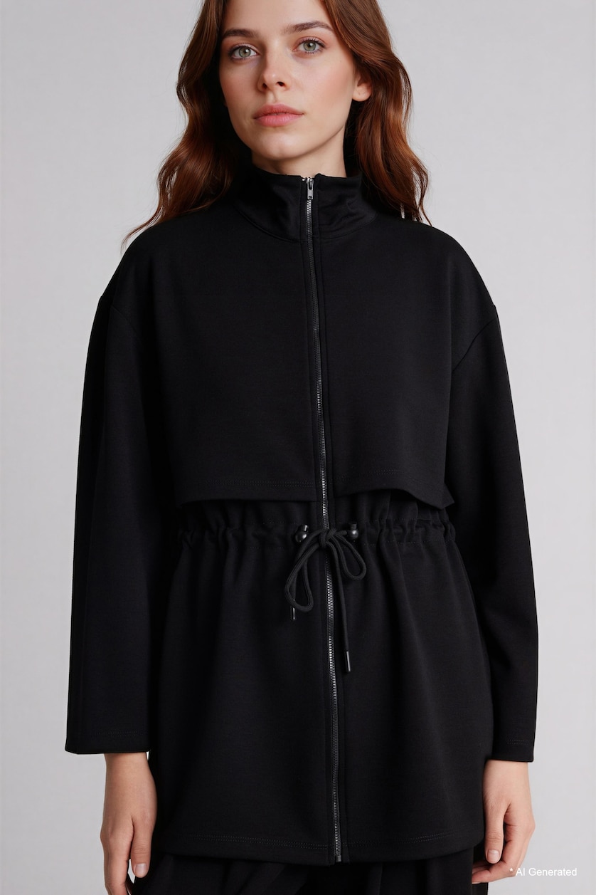 Women Black Regular Fit Cardigan