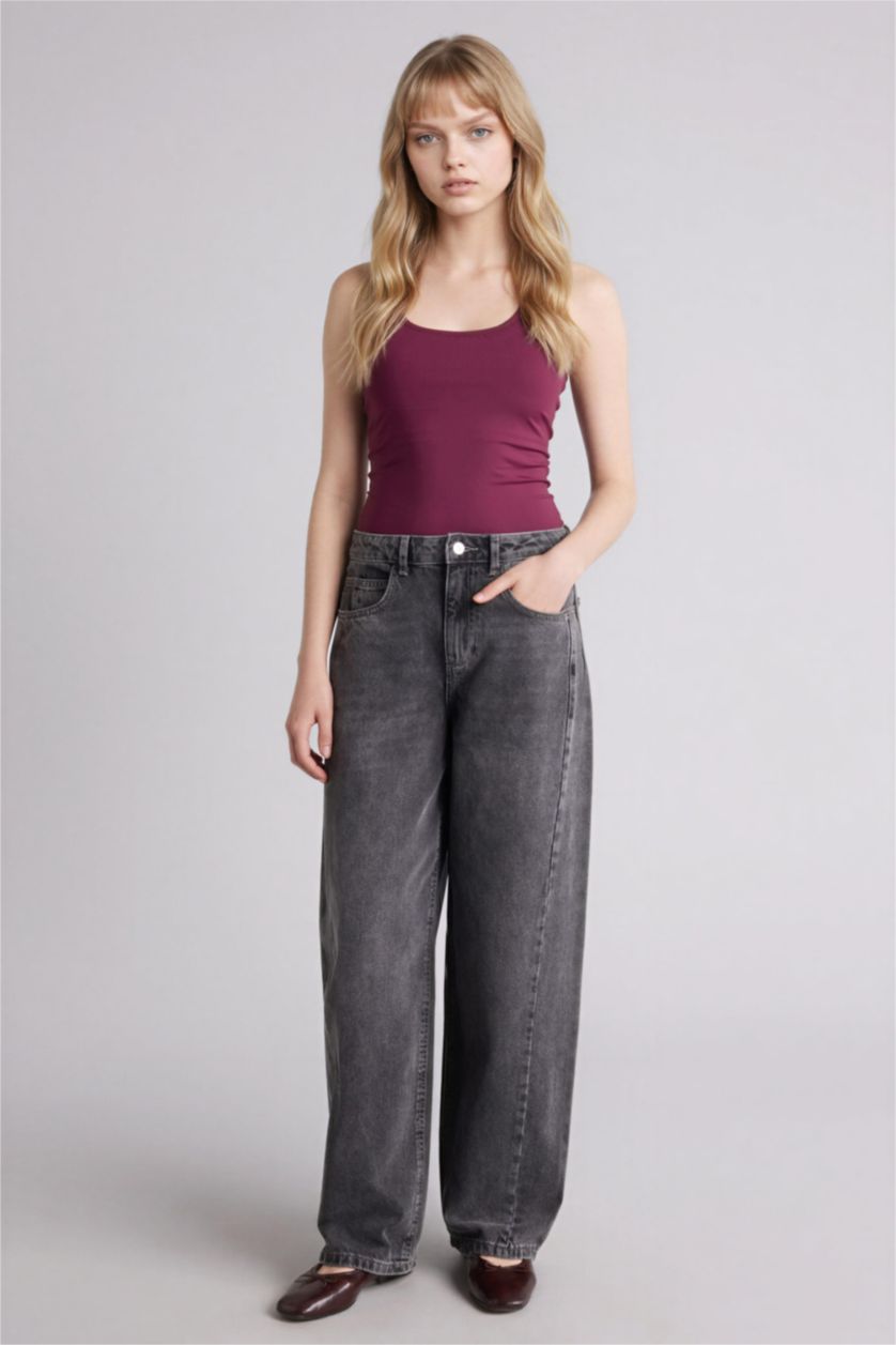 Женщины Бордовый Майка приталенного кроя с горловиной халтер для женщин Coool