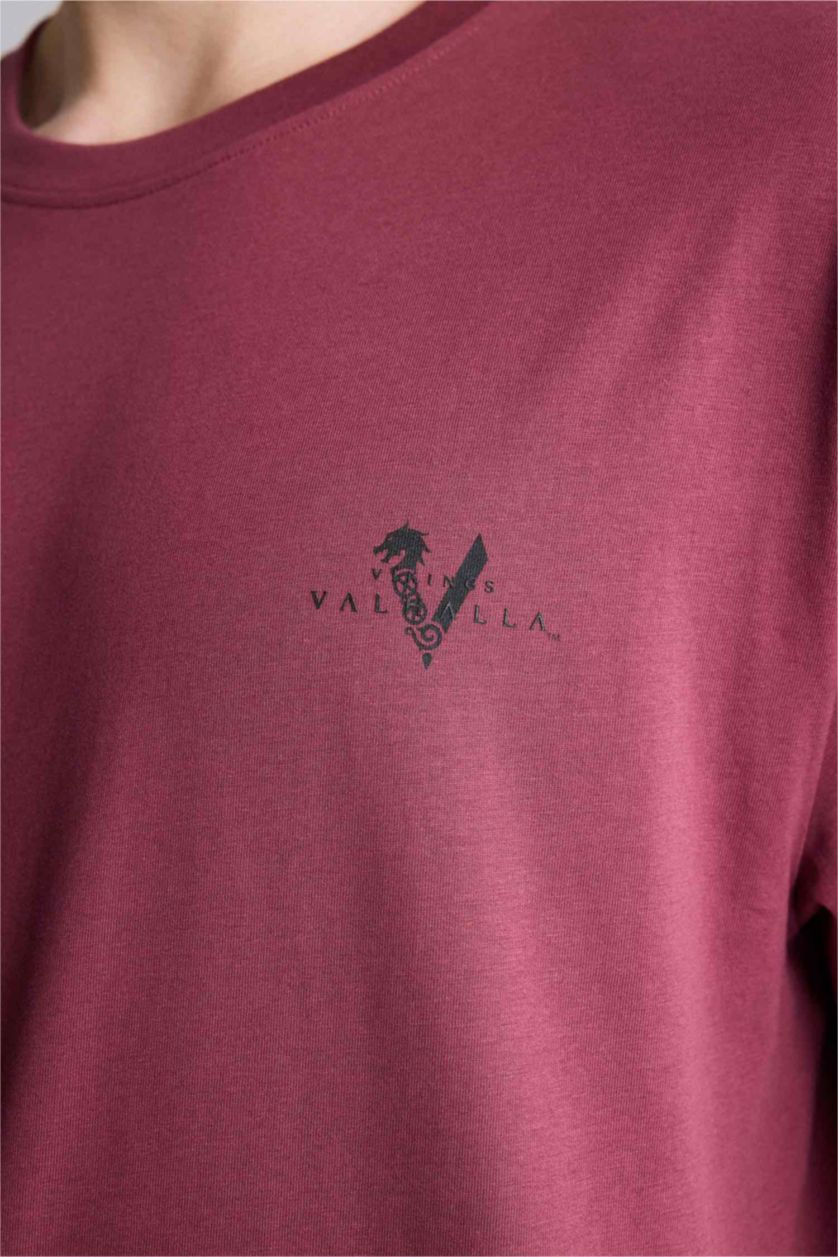 Ерлер Ашық Бордо Man Short Sleeve T-Shirt