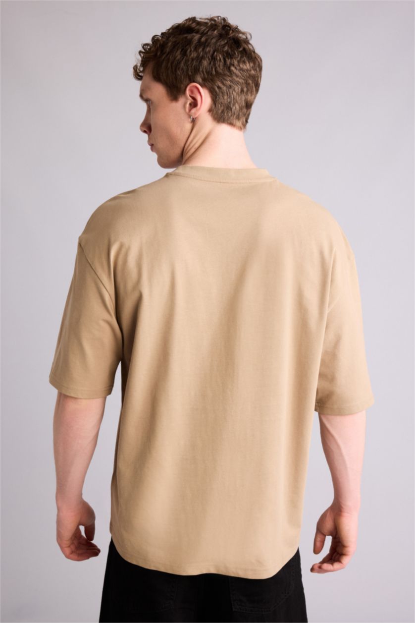 Ерлер ашық реңк 100% мақта баспалы футболка