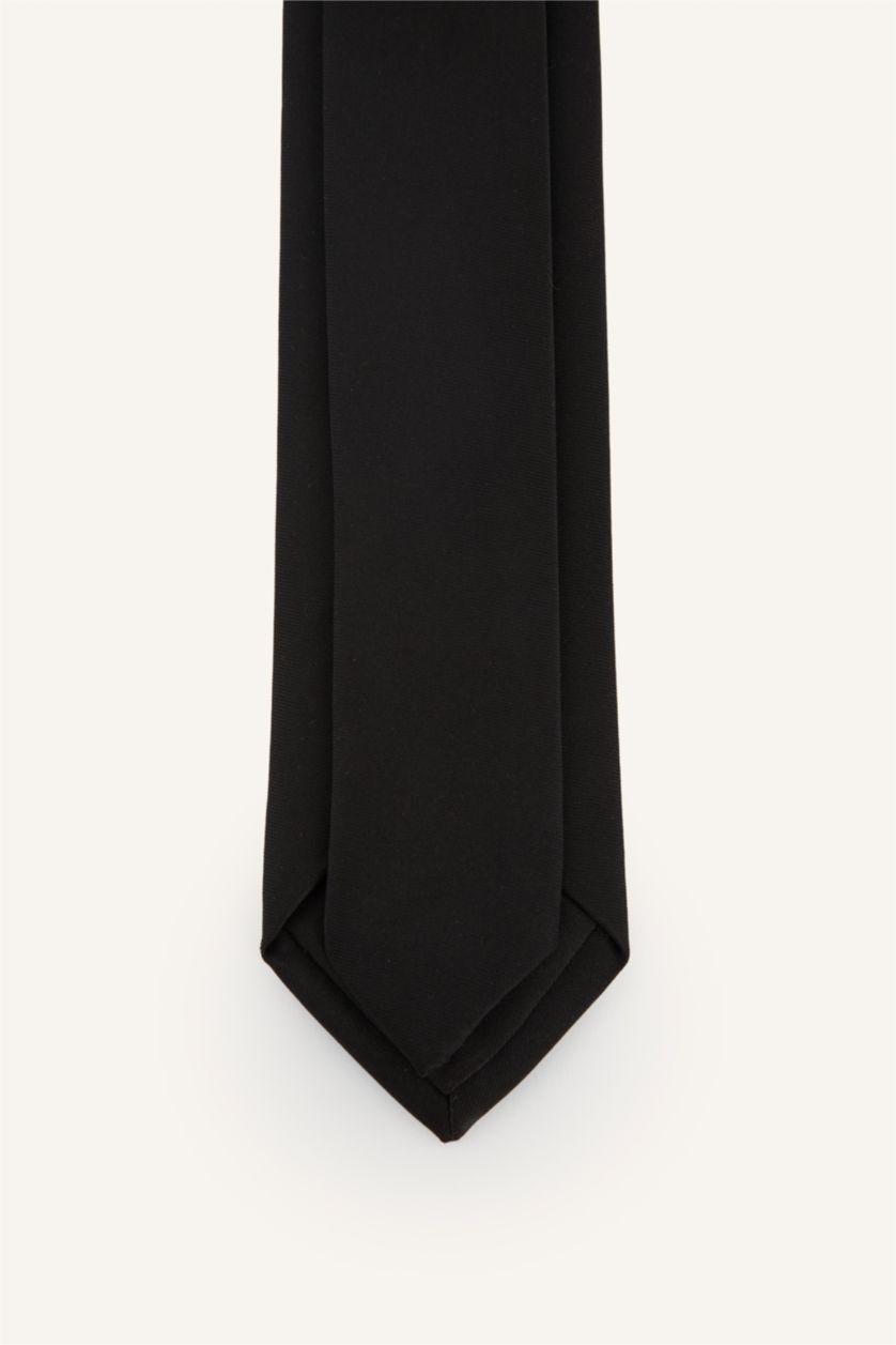 Kadın Siyah Basıc Düz Kravat