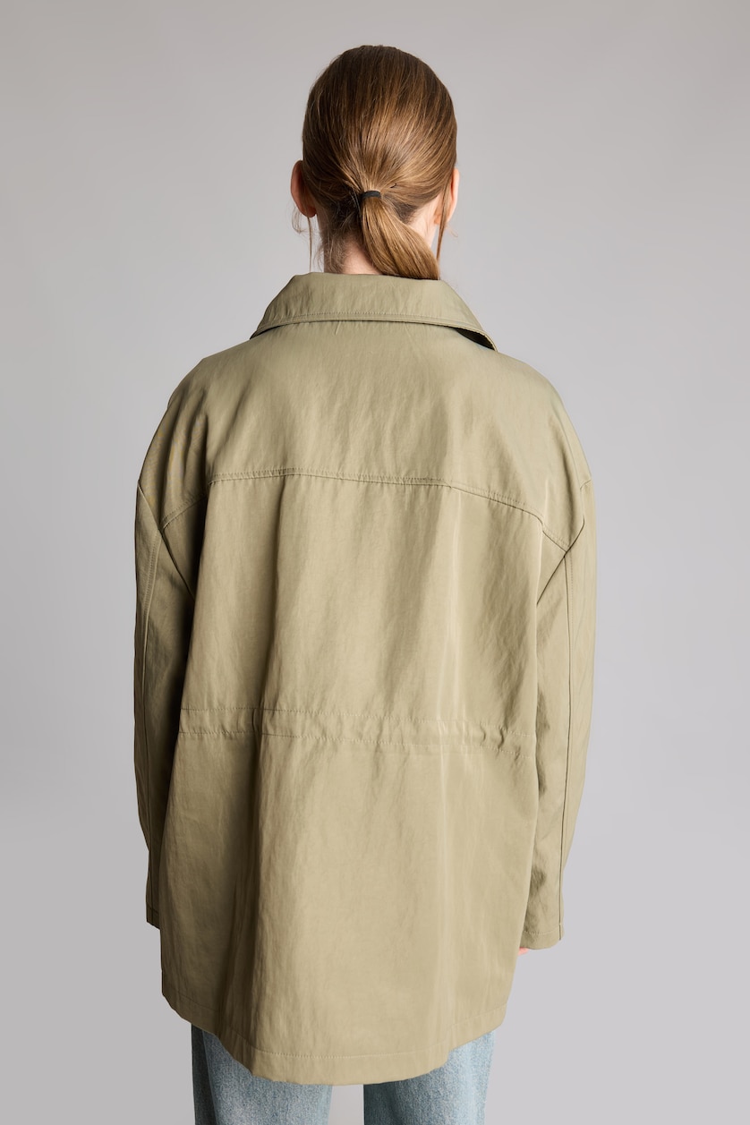 Women Khaki Puffer Jacket