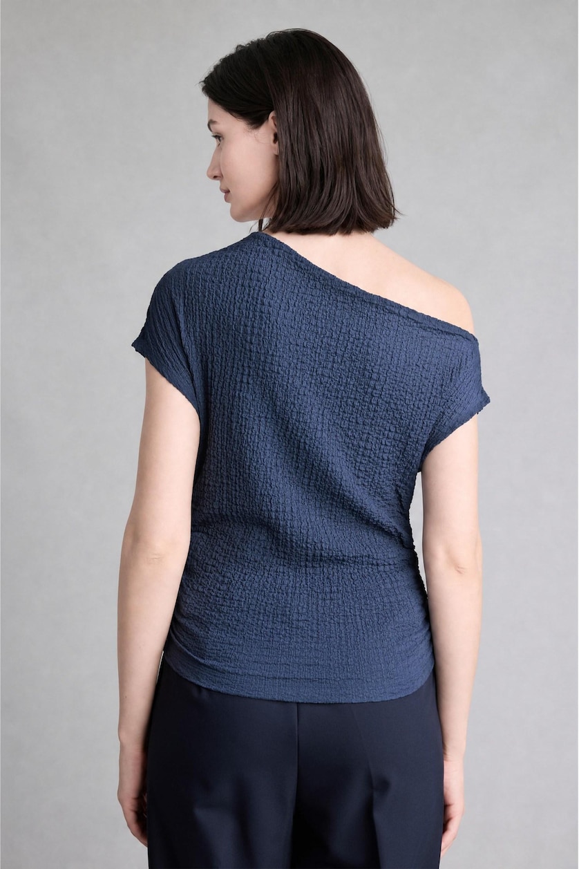 WOMAN Light Indigo Slim Fit Short Sleeve T-Shirt