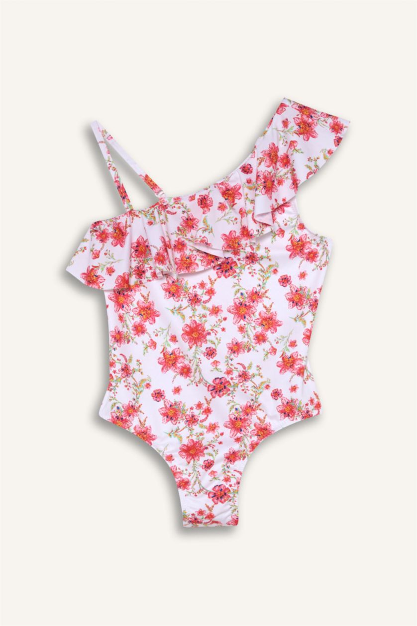 Girls & Teens Pink Girl Regular Fit Floral Mayo