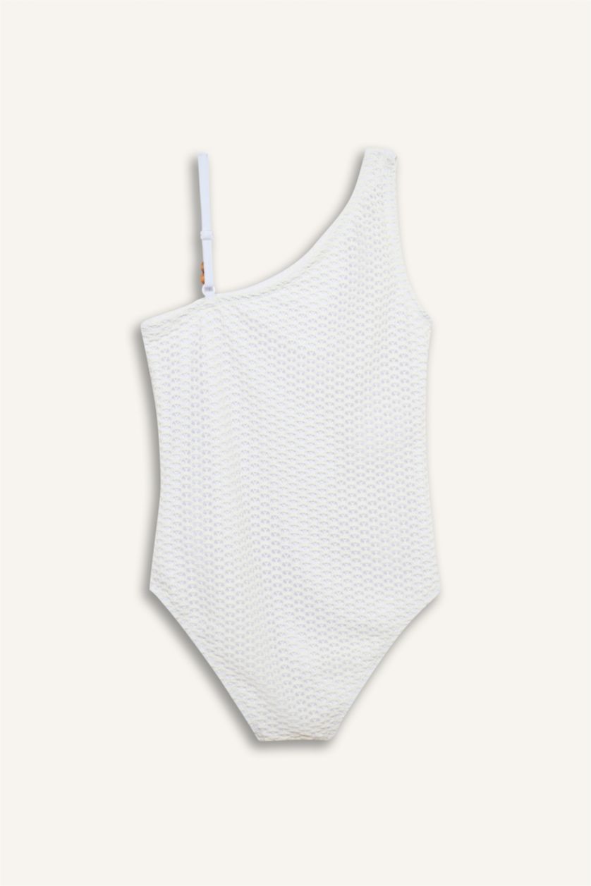 Kız Çocuk - Genç Kız Beyaz Mayo Kız Çocuk