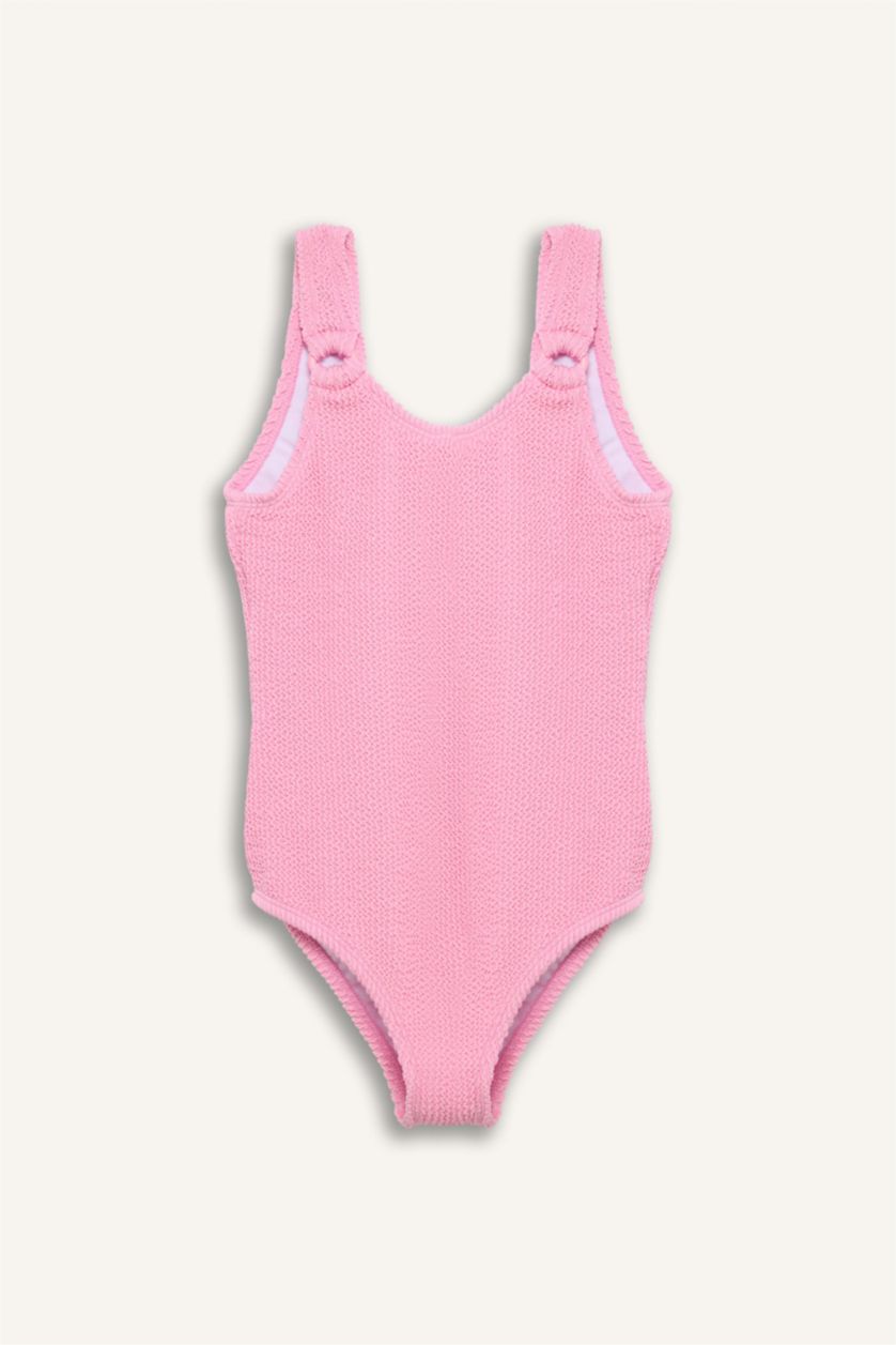 Kız Çocuk - Genç Kız Pembe Kız Çocuk Mayo