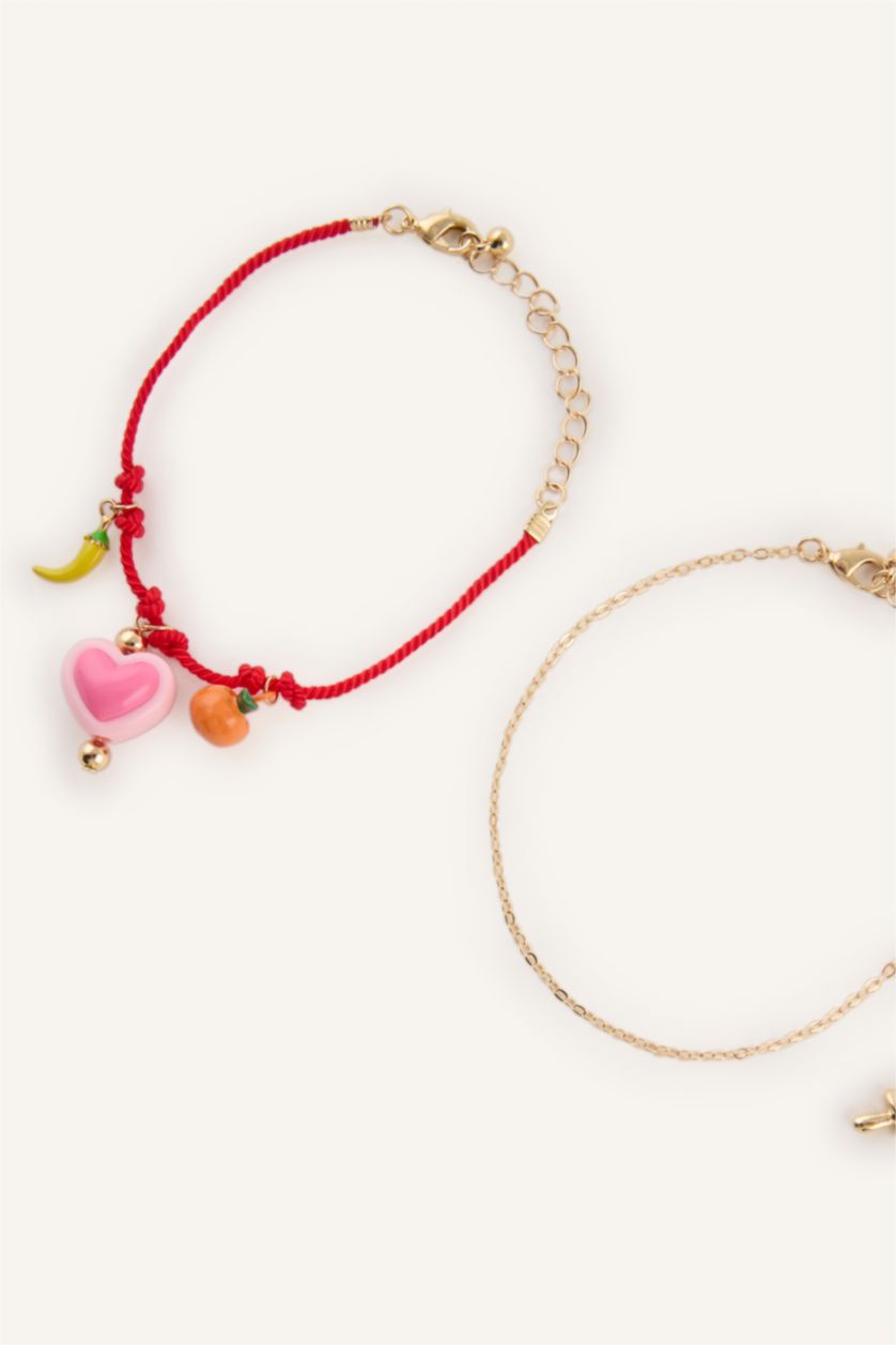 Kadın Karma Kadın 3'lü Meyve Desenli Bileklik