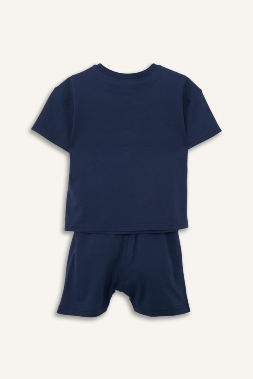 Baby Boys NAVY Baby Boy 2 piece Regular Fit Slogan Set