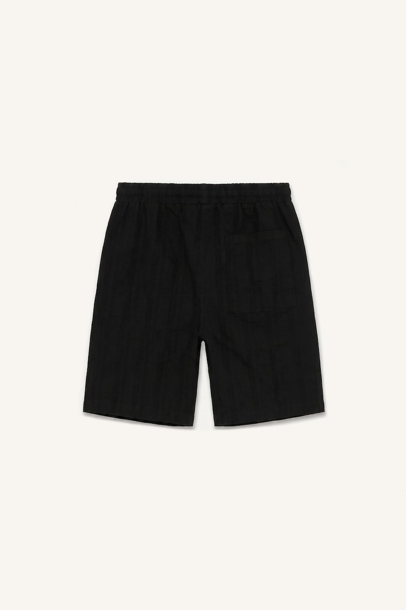 Men Black Regular Fit Shorts