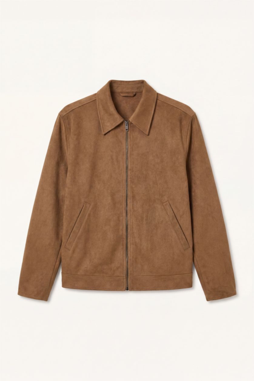 Men Brown Regular Fit Puffer Jacket
