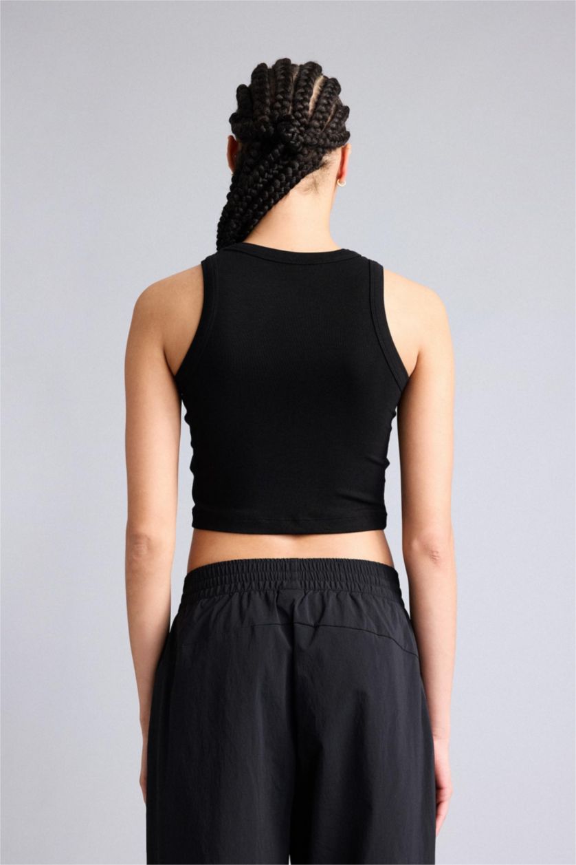 Woman Black Tank Top