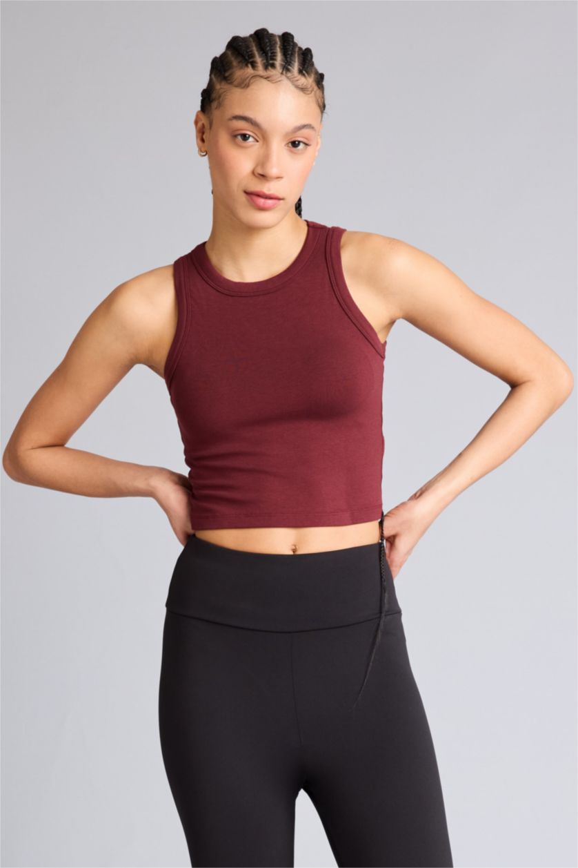 Woman Bordeaux Tank Top