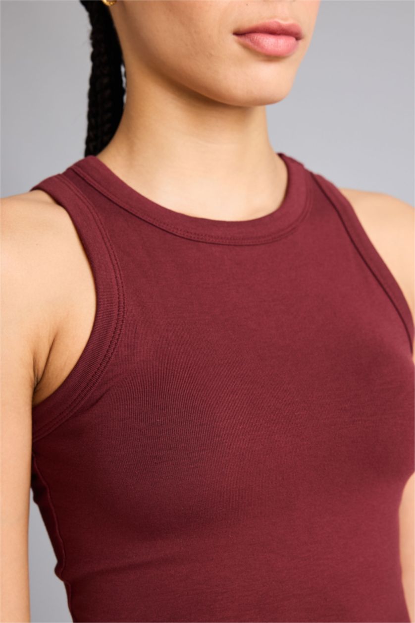 Woman Bordeaux Tank Top