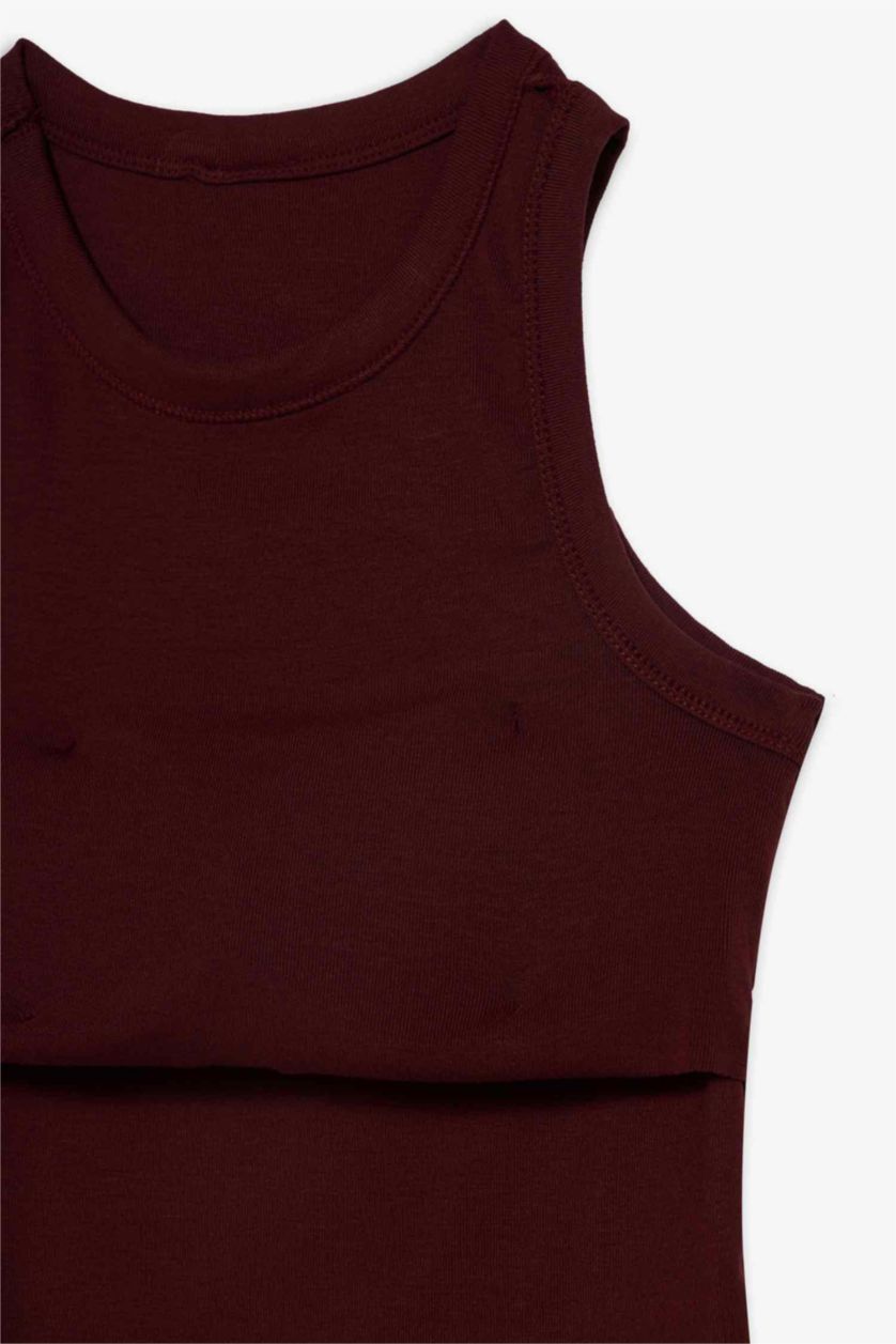 Woman Bordeaux Tank Top