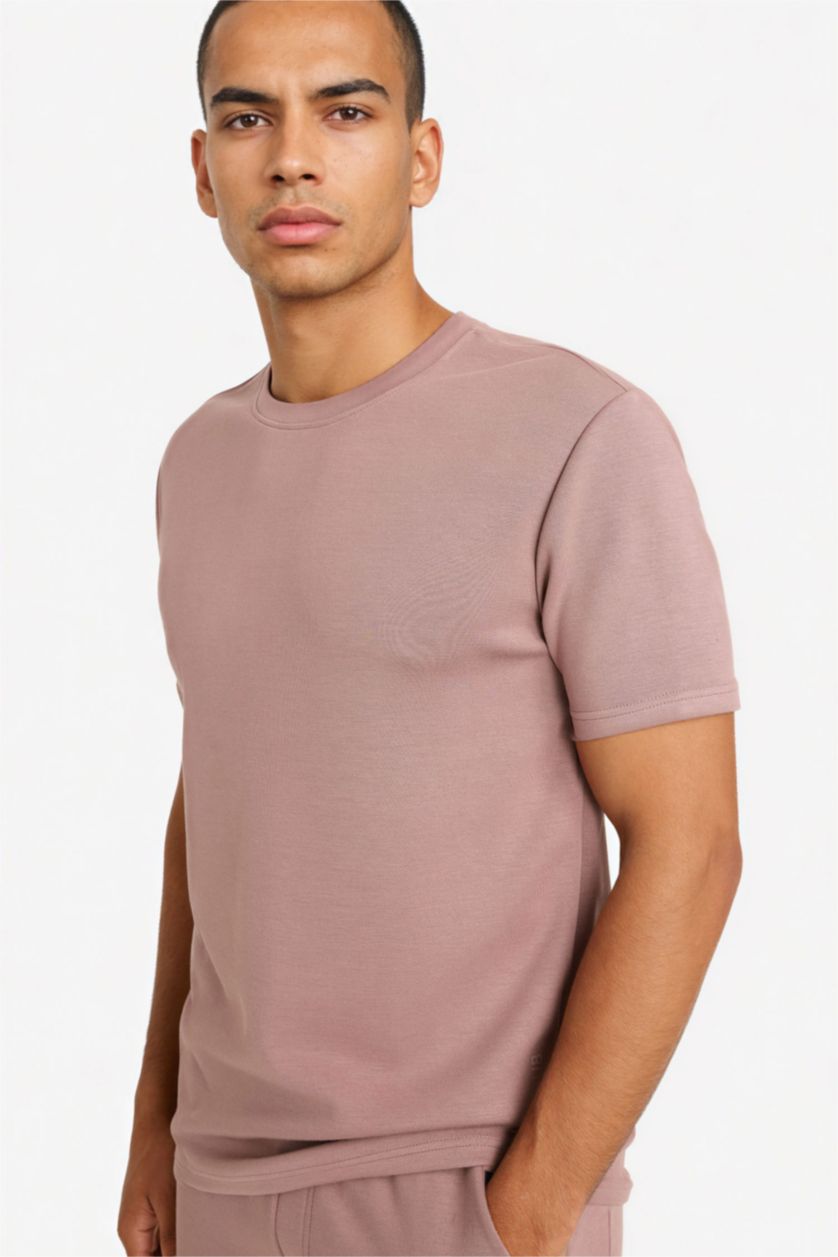 رجالي بني فاتح تيشيرت نص كم قصة عادية