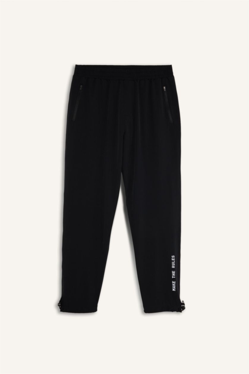 Мужчины Черный Тканые джоггеры Standard Fit