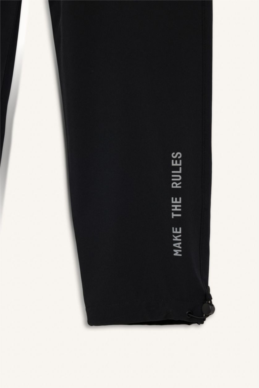 Мужчины Черный Тканые джоггеры Standard Fit