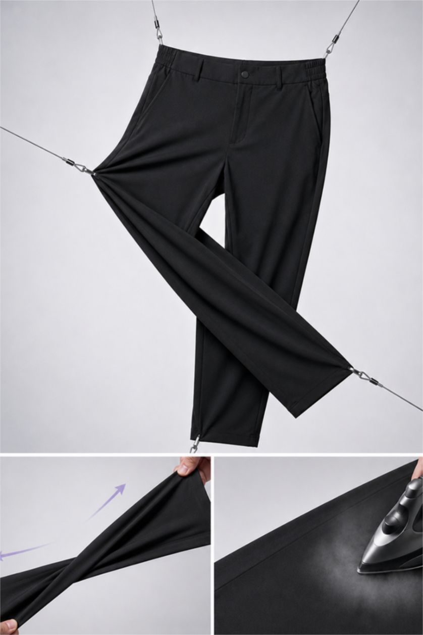 Erkek Siyah Baggy Fıt Pantolon