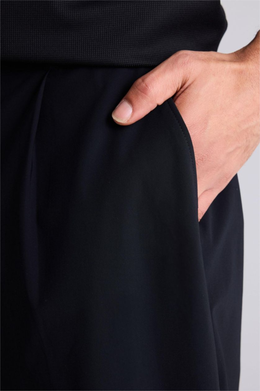 Erkek Siyah Baggy Fıt Pantolon