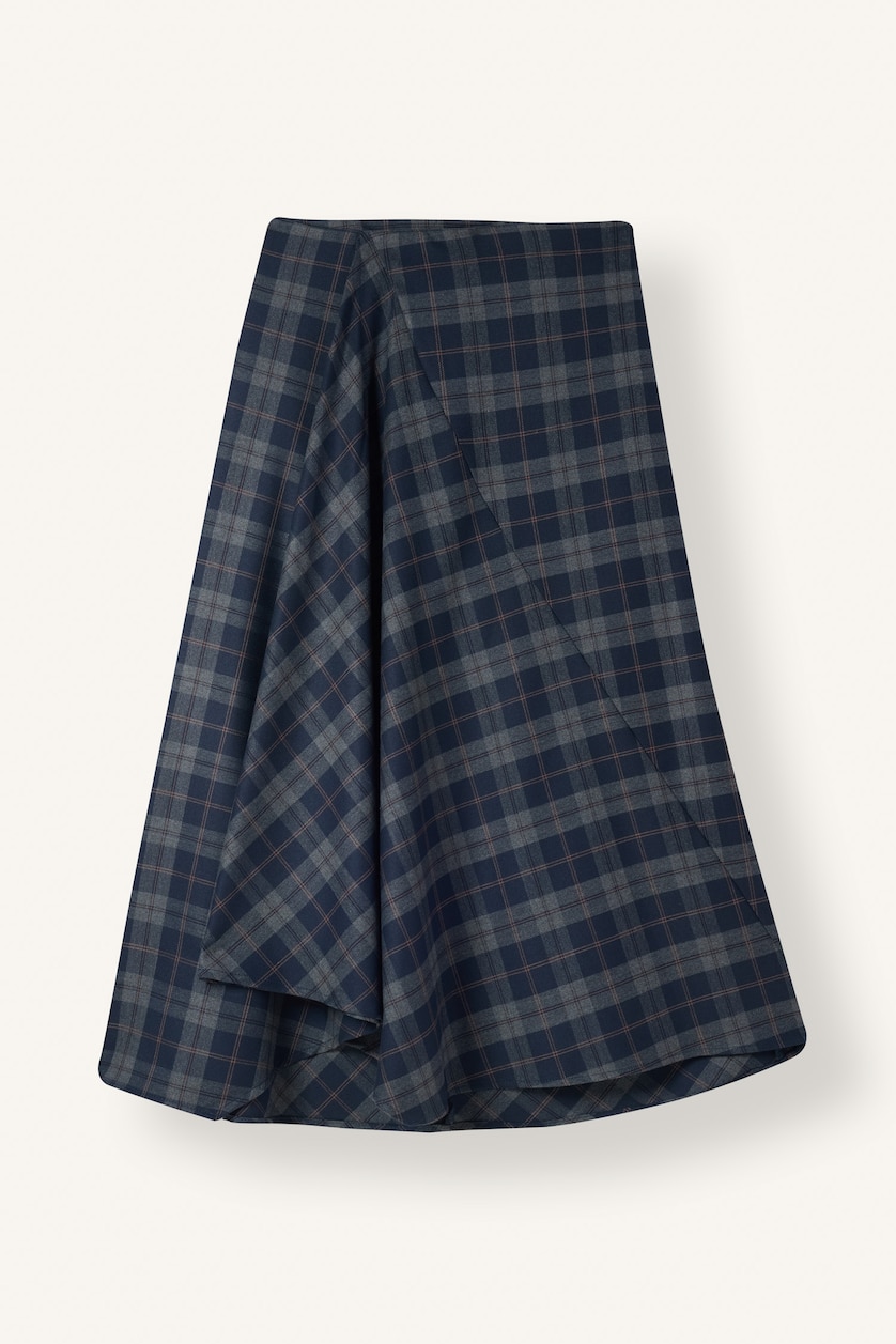 Women NAVY Pencil Skirt Midi