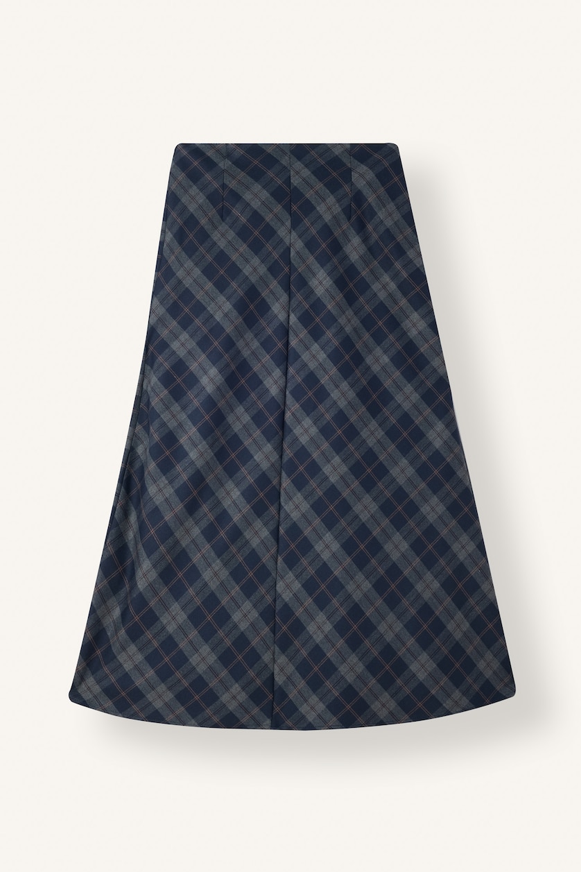 Women NAVY Pencil Skirt Midi