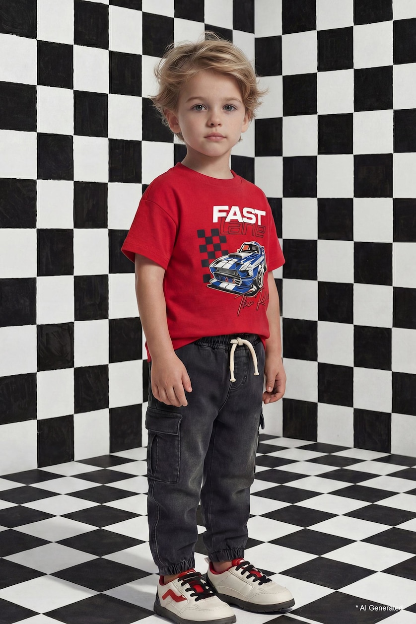 Baby Boys Grey Baby Boy Jogger Fit Jeans