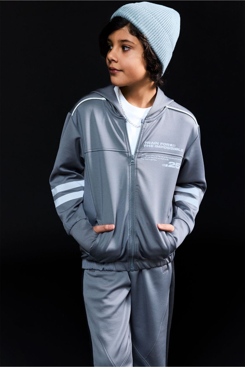 أولادي رمادي كارديجان سكوبا بسوستة وطبعة أولادي