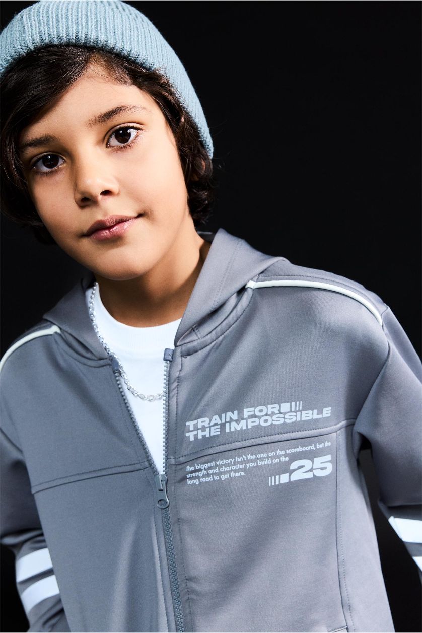 أولادي رمادي كارديجان سكوبا بسوستة وطبعة أولادي