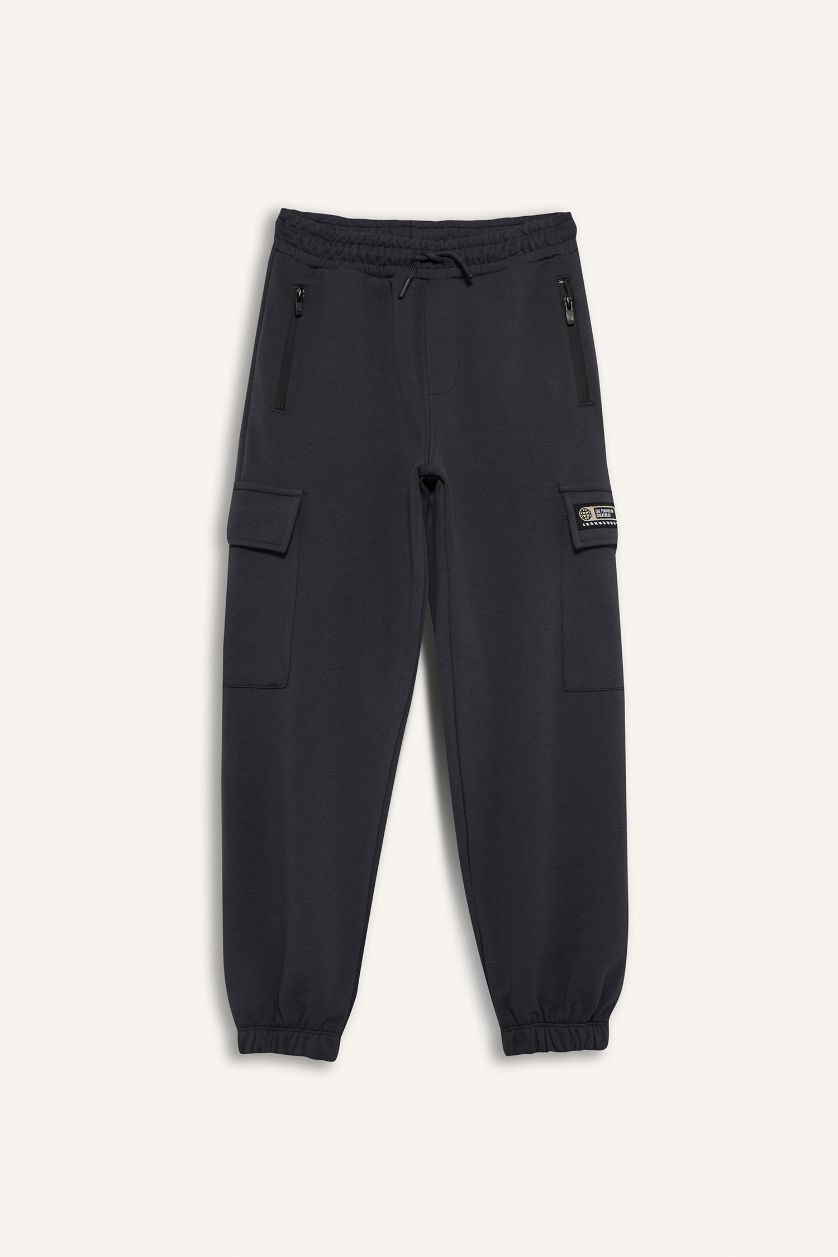 Boys & Teens Anthracite Boy Jogger Fit Trousers