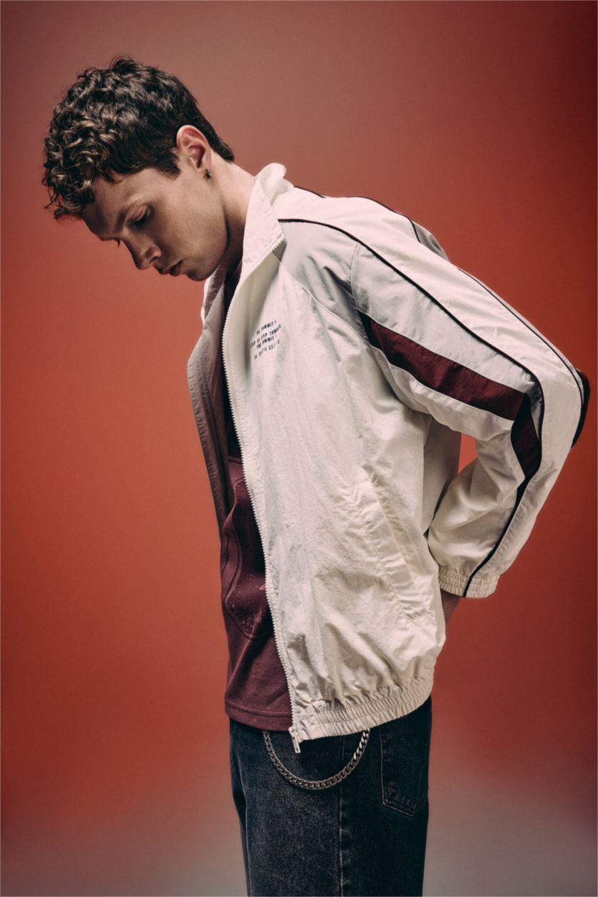 رجال بيج جاكيت مطر مقاوم للماء قصة عادية