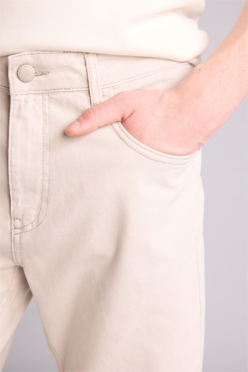 Erkek Taş Straıght Fıt Pantolon