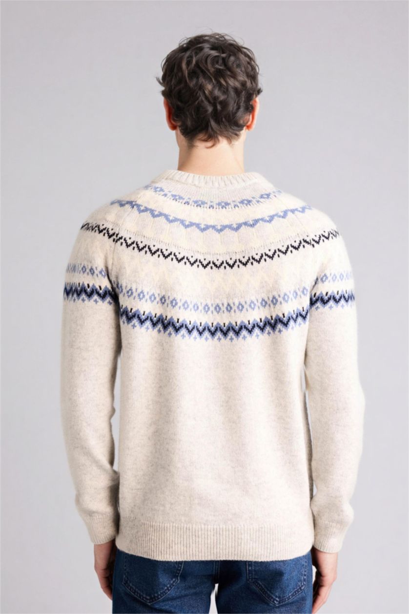 MAN Dark Grey Standard Fit Crew Neck Knitwear Pullover