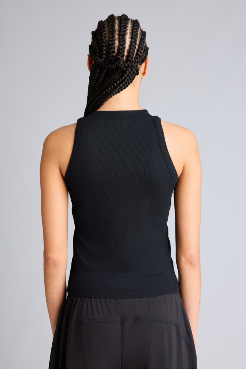 Kadın Siyah Slım Fıt Modal Atlet