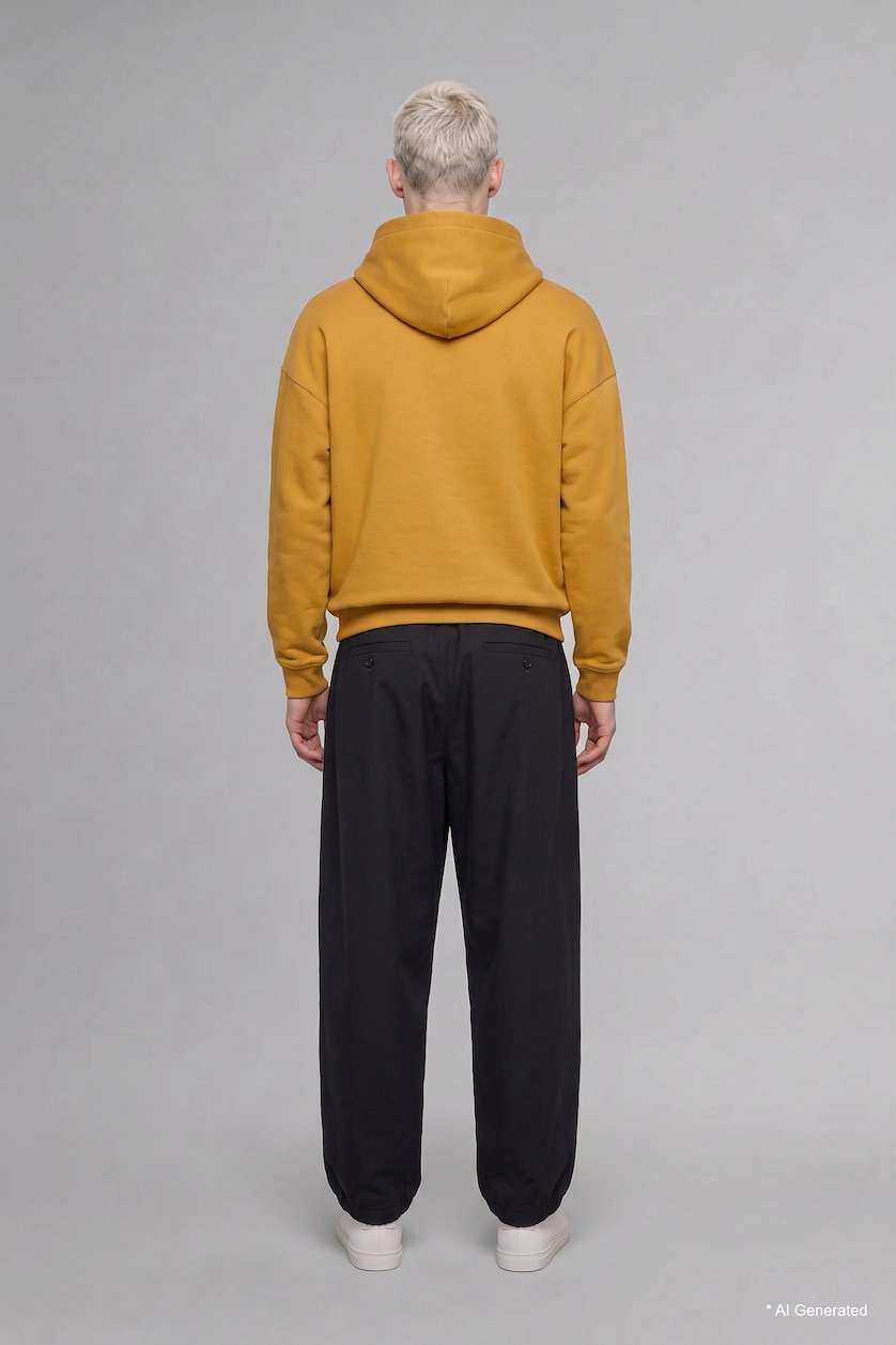 MAN Anthracite Balloon Fit Long Trousers