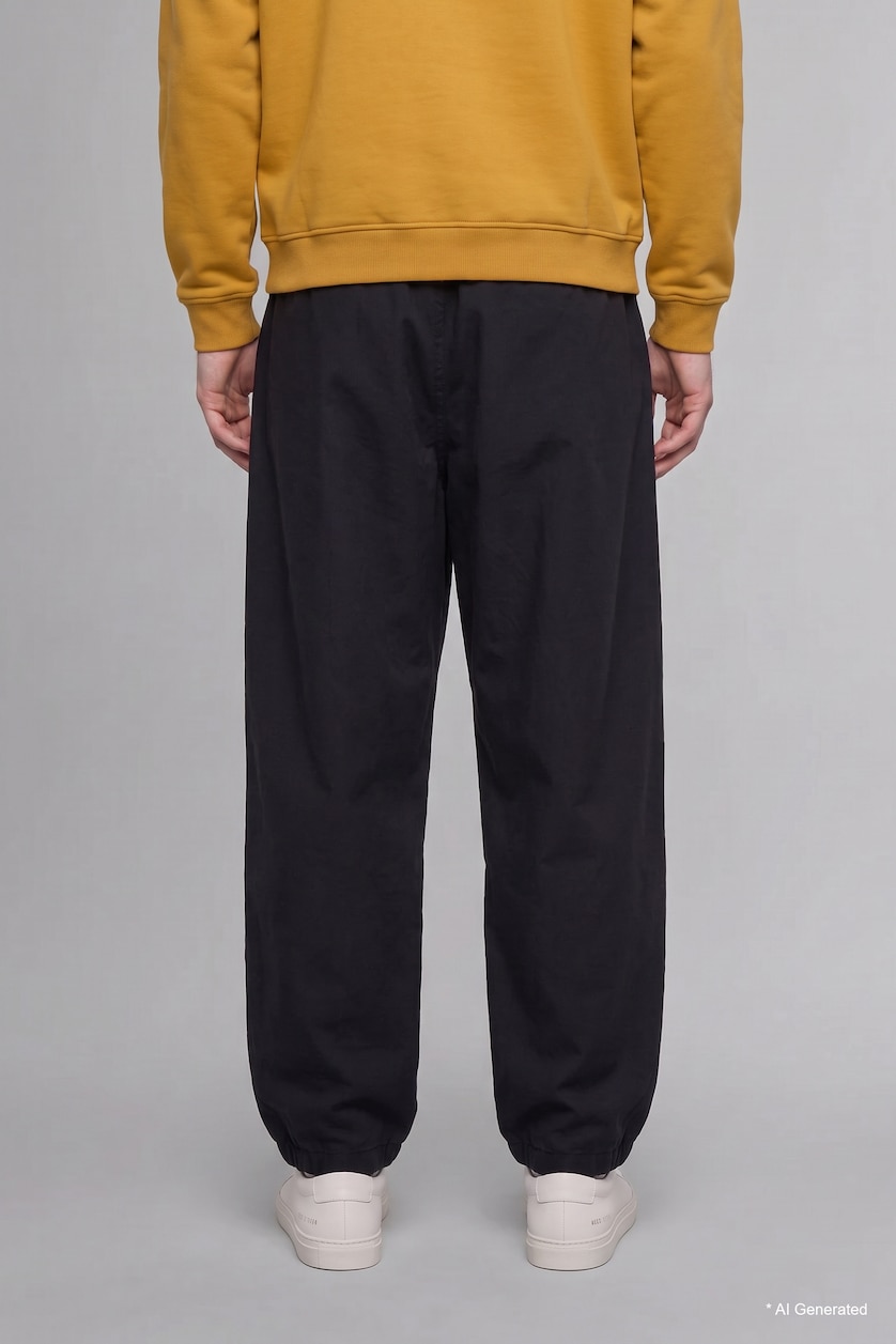 MAN Anthracite Balloon Fit Long Trousers
