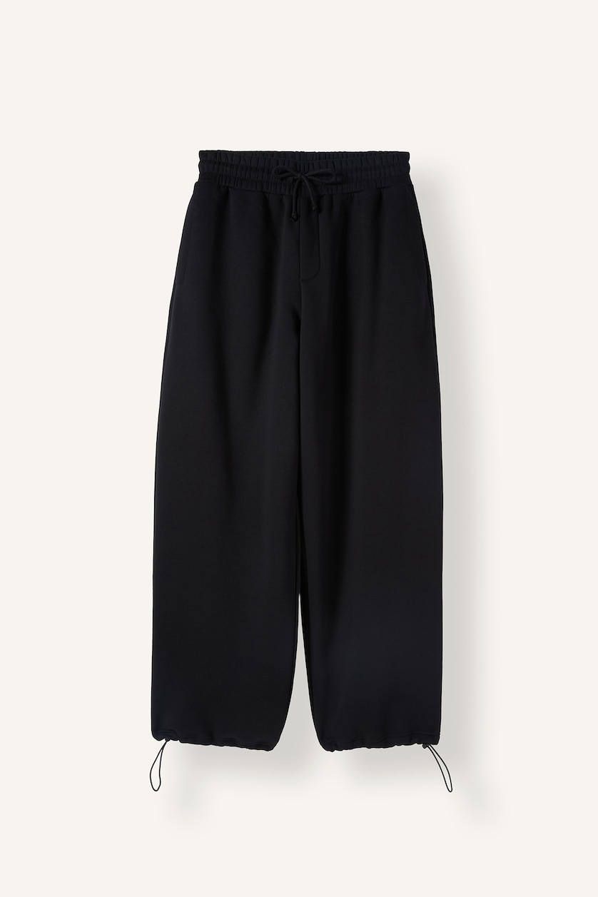 HOMME Noir Pantalon long Coupe ballon