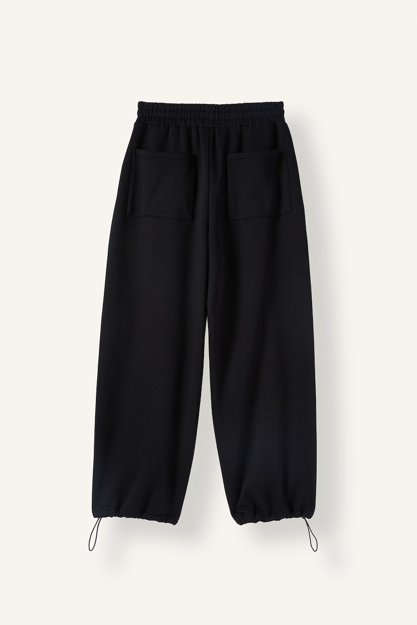 HOMME Noir Pantalon long Coupe ballon