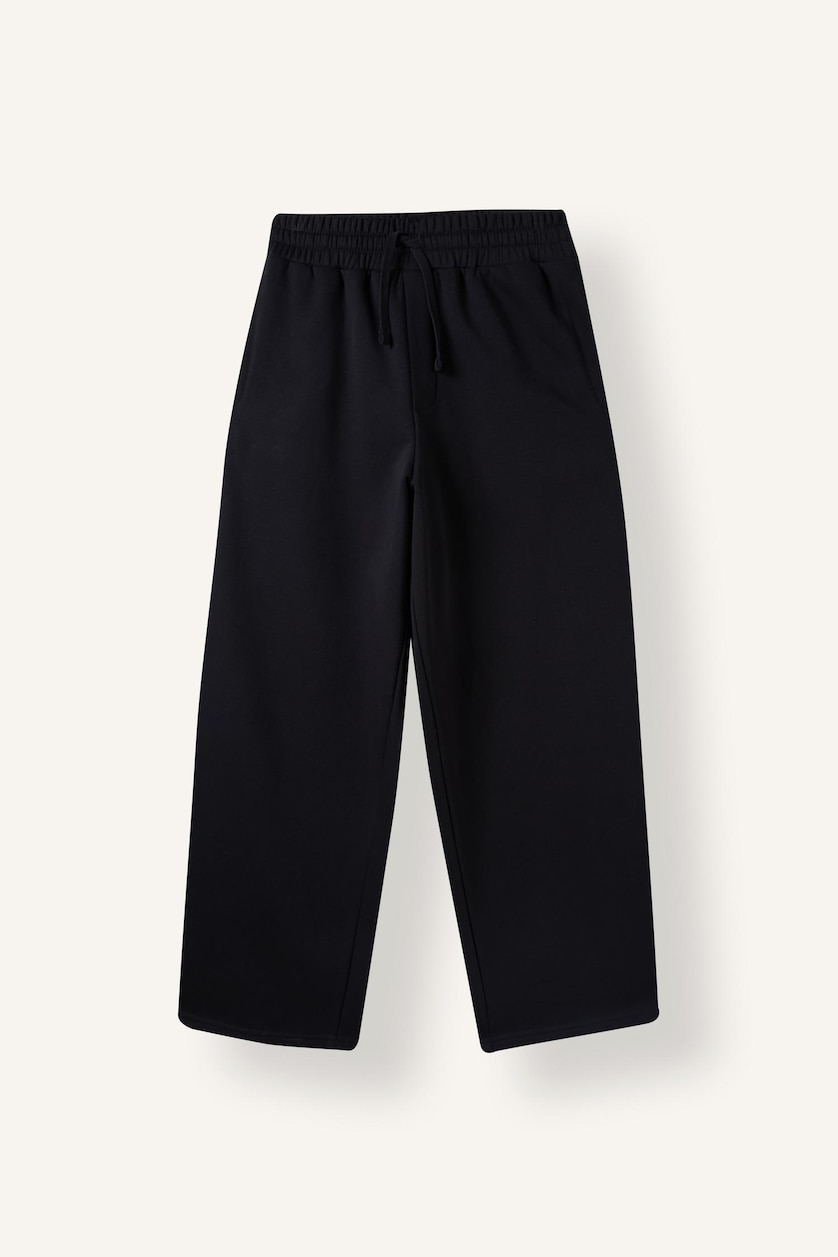 HOMME Marin Pantalon à jambe fuselée avec taille élastique et cordon Coupe ballon