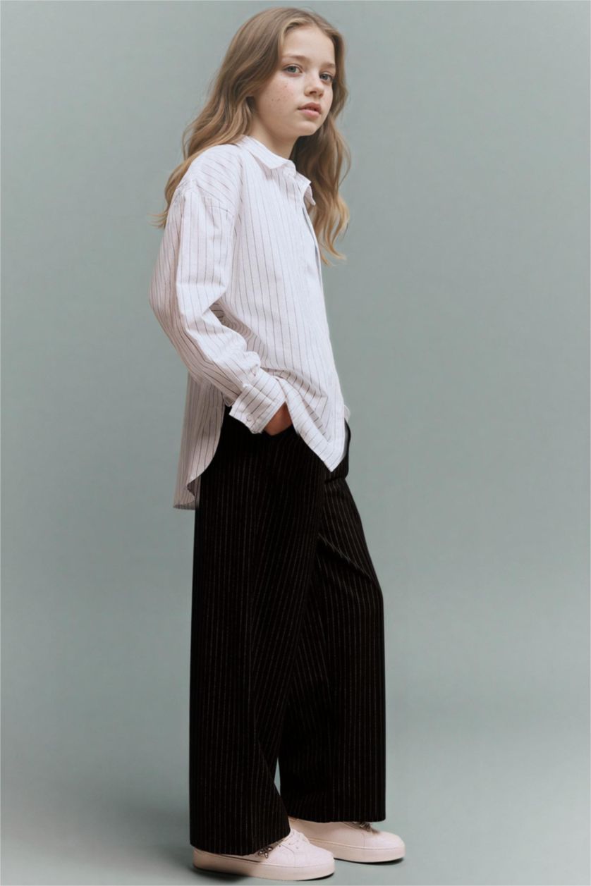 Қыздар Және Жасөспірімдер қара Қыздарға арналған Wide Leg шалбар