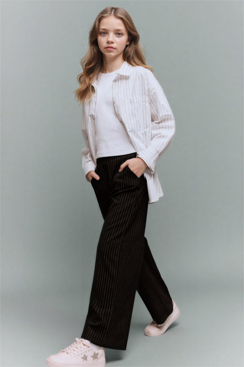 Қыздар Және Жасөспірімдер қара Қыздарға арналған Wide Leg шалбар