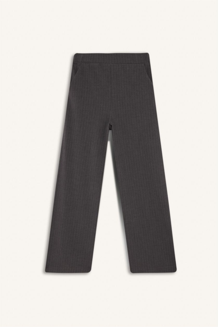 GIRLS & TEENS Grey Girl Wide Leg Trousers