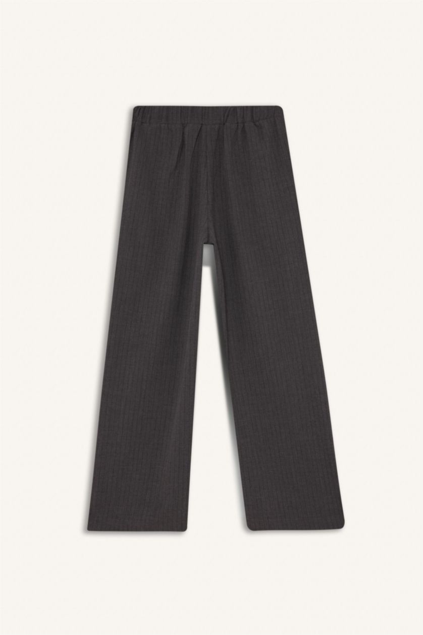 GIRLS & TEENS Grey Girl Wide Leg Trousers